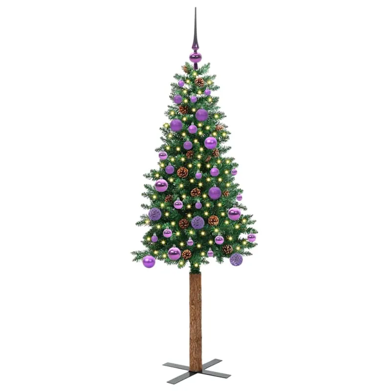 Lieknas Kalėdų eglutė Žalia 150 cm PVC ir kietasis pušų medis