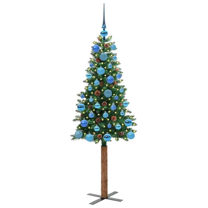 Lieknas Kalėdų eglutė Žalia 150 cm PVC ir kietasis pušų medis