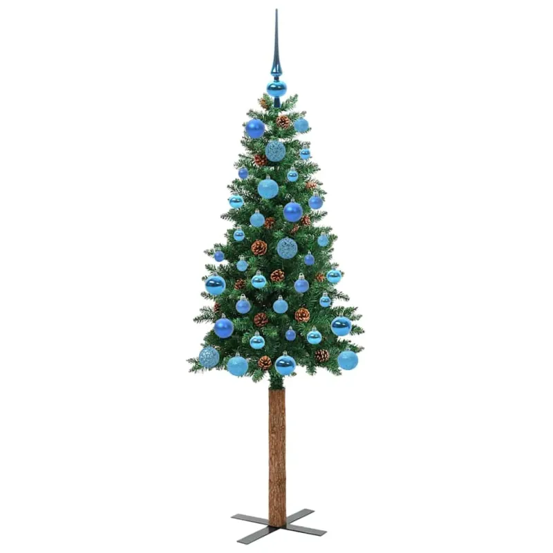 Lieknas Kalėdų eglutė Žalia 150 cm PVC ir kietasis pušų medis