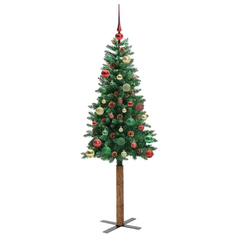 Lieknas Kalėdų eglutė Žalia 150 cm PVC ir kietasis pušų medis