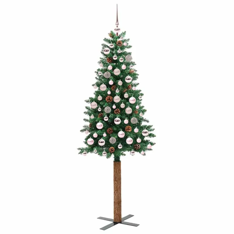 Lieknas Kalėdų eglutė Žalia 180 cm PVC ir kietasis pušų medis
