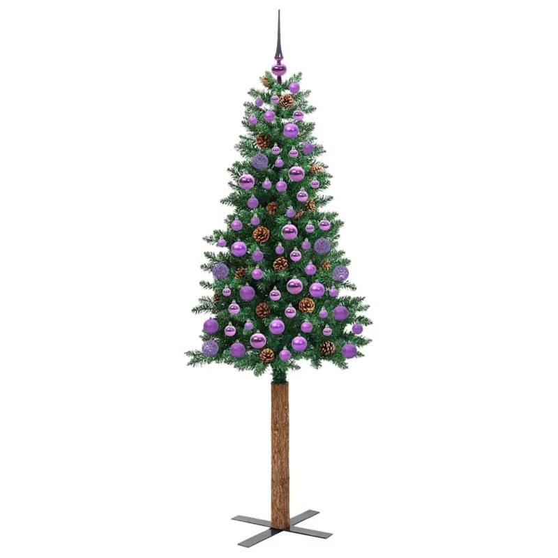 Lieknas Kalėdų eglutė Žalia 180 cm PVC ir kietasis pušų medis