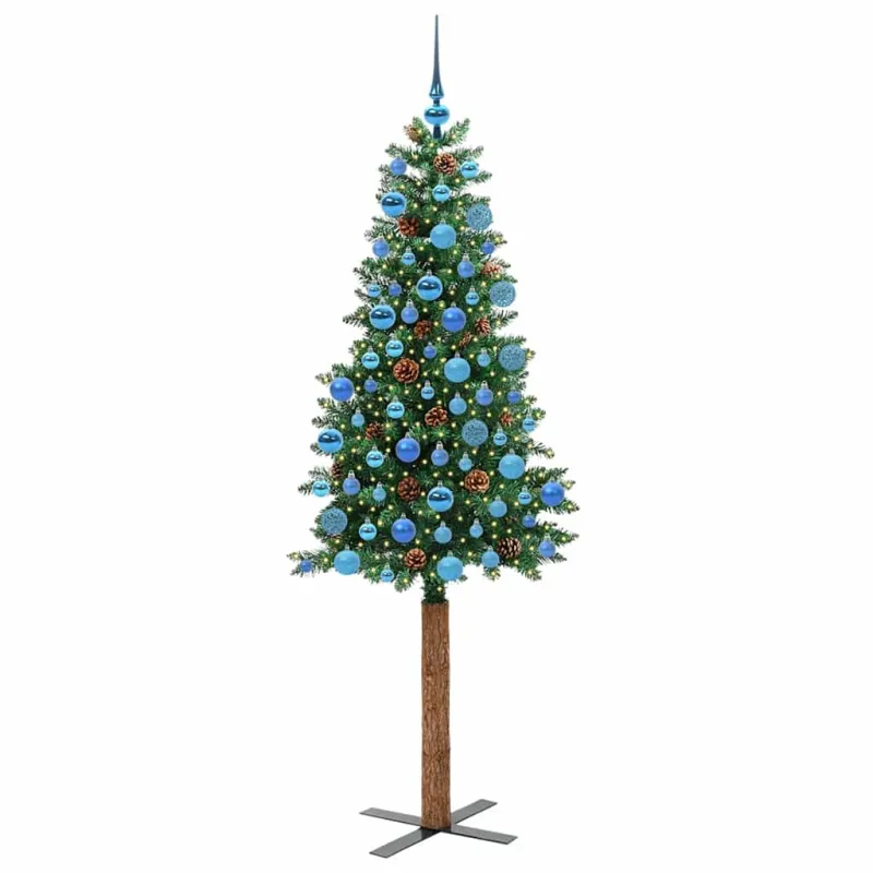 Lieknas Kalėdų eglutė Žalia 180 cm PVC ir kietasis pušų medis