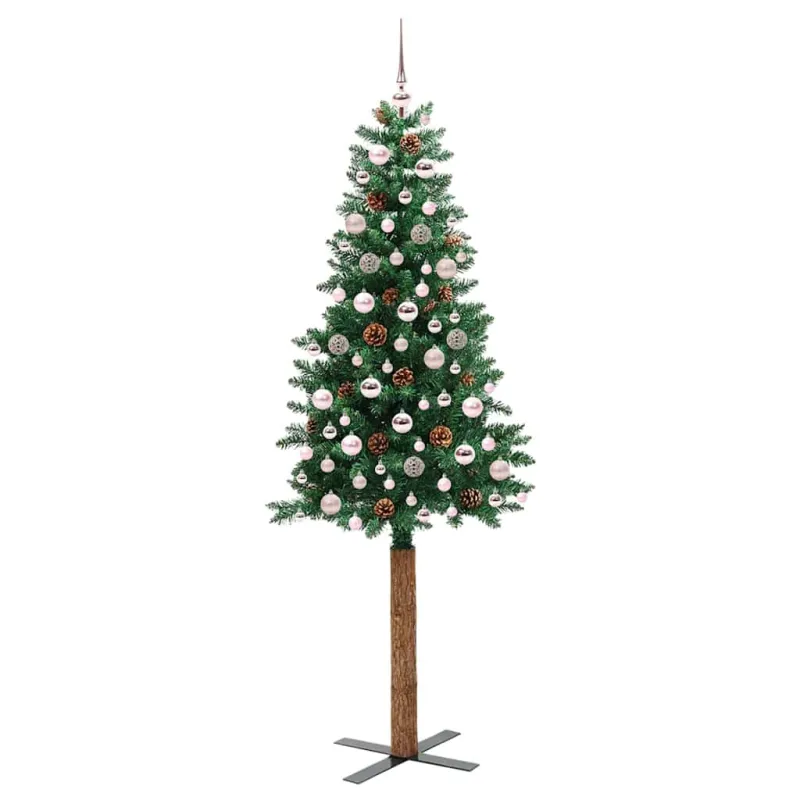 Lieknas Kalėdų eglutė Žalia 210 cm PVC ir kietasis pušų medis