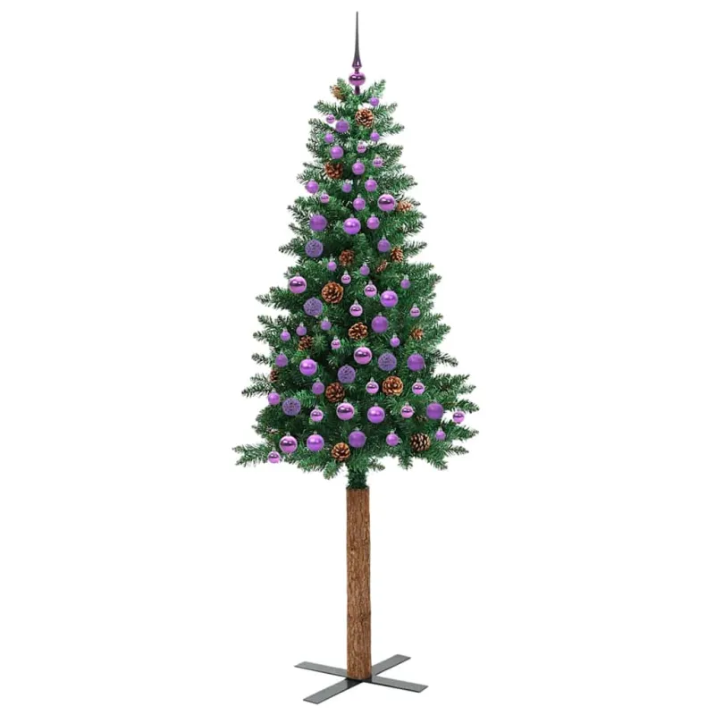 Lieknas Kalėdų eglutė Žalia 210 cm PVC ir kietasis pušų medis