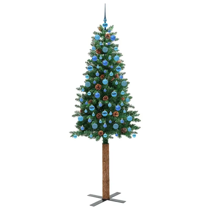 Lieknas Kalėdų eglutė Žalia 210 cm PVC ir kietasis pušų medis