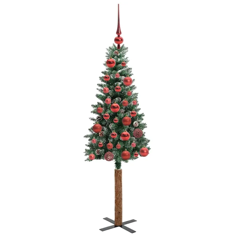 Lieknas Kalėdų eglutė Žalia 150 cm PVC ir kietasis pušų medis