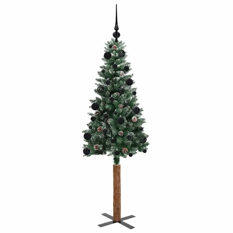 Lieknas Kalėdų eglutė Žalia 150 cm PVC ir kietasis pušų medis
