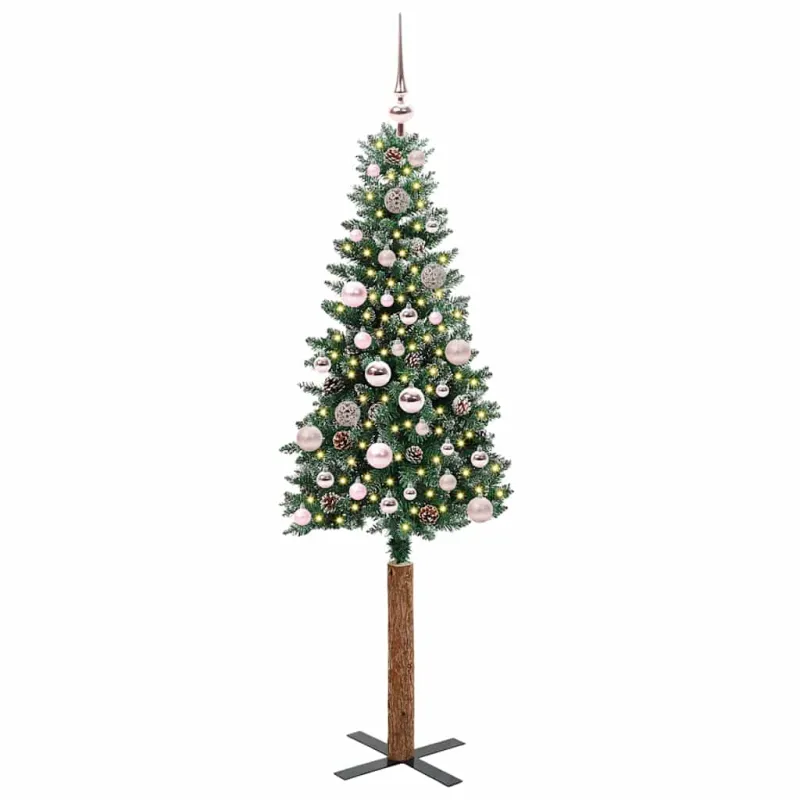 Lieknas Kalėdų eglutė Žalia 150 cm PVC ir kietasis pušų medis