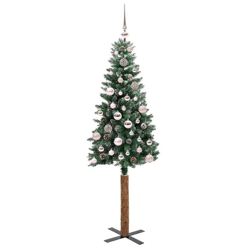 Lieknas Kalėdų eglutė Žalia 150 cm PVC ir kietasis pušų medis