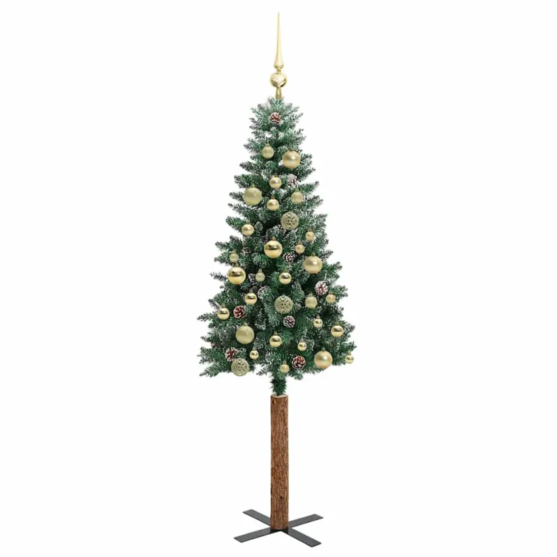 Lieknas Kalėdų eglutė Žalia 150 cm PVC ir kietasis pušų medis
