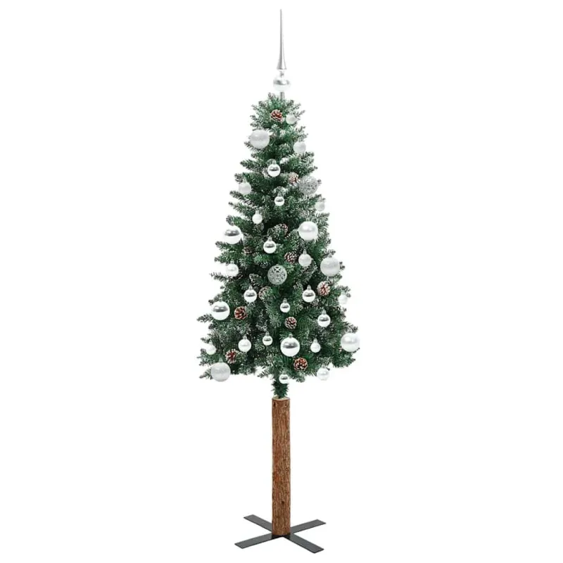 Lieknas Kalėdų eglutė Žalia 150 cm PVC ir kietasis pušų medis