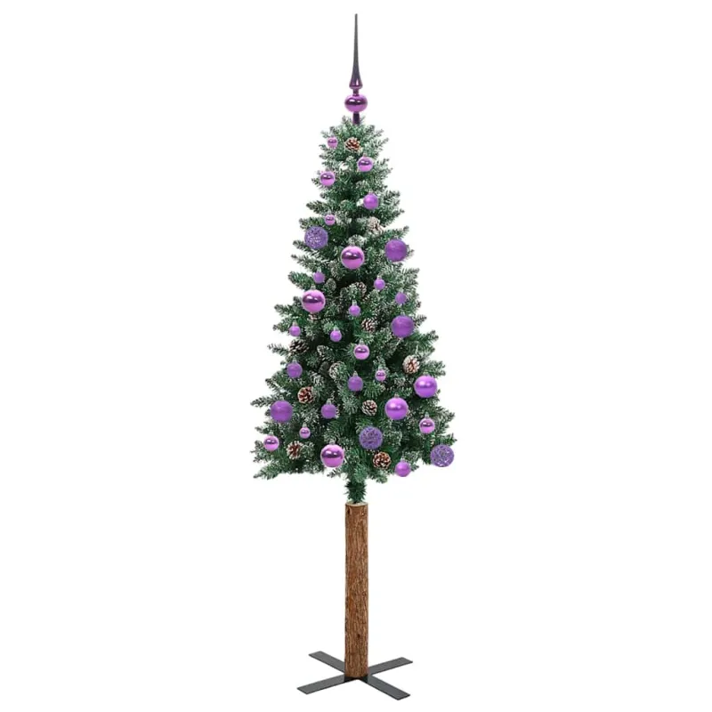Lieknas Kalėdų eglutė Žalia 150 cm PVC ir kietasis pušų medis