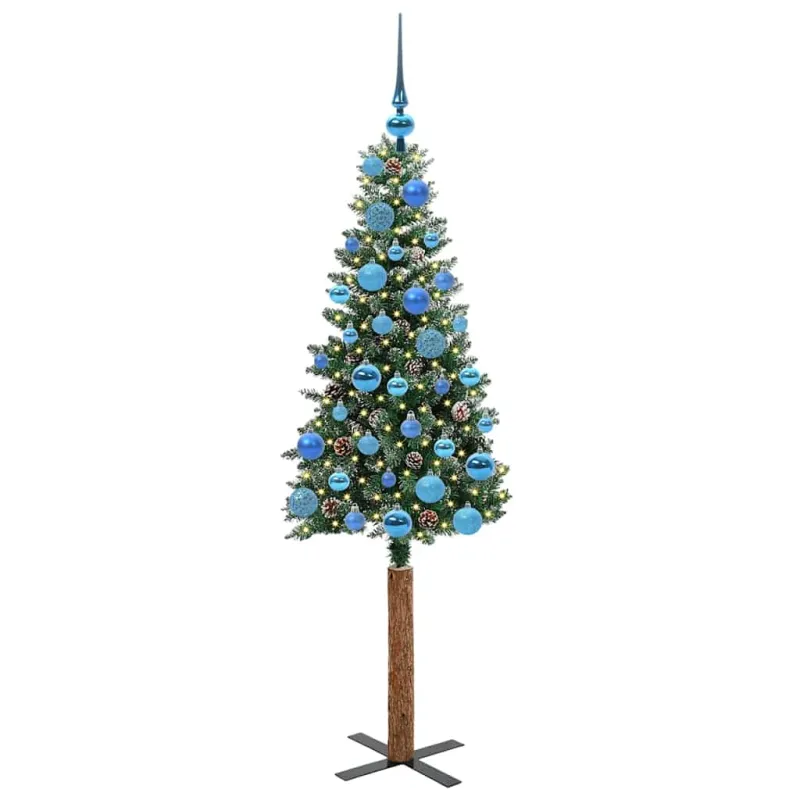 Lieknas Kalėdų eglutė Žalia 150 cm PVC ir kietasis pušų medis