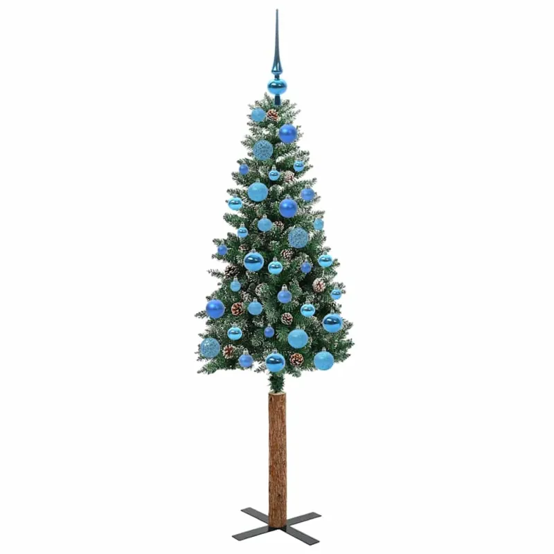 Lieknas Kalėdų eglutė Žalia 150 cm PVC ir kietasis pušų medis
