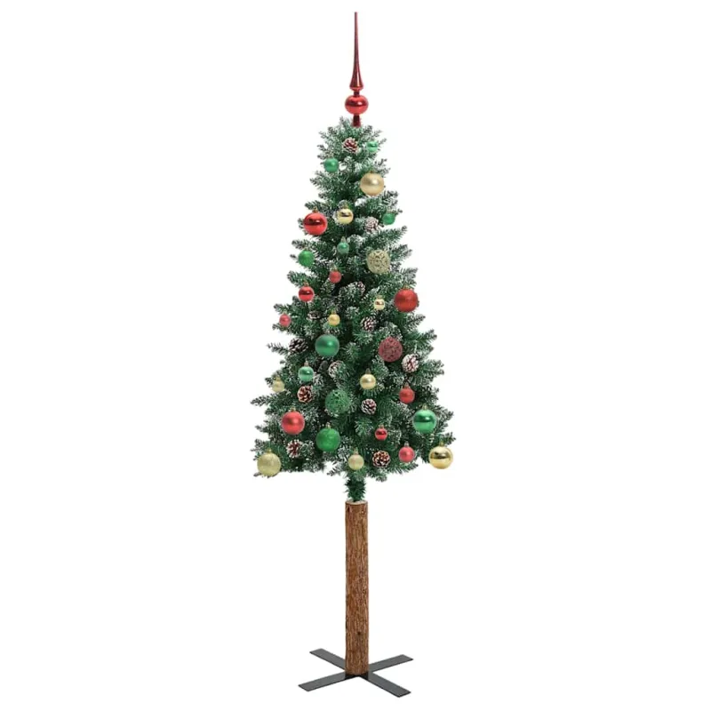 Lieknas Kalėdų eglutė Žalia 150 cm PVC ir kietasis pušų medis
