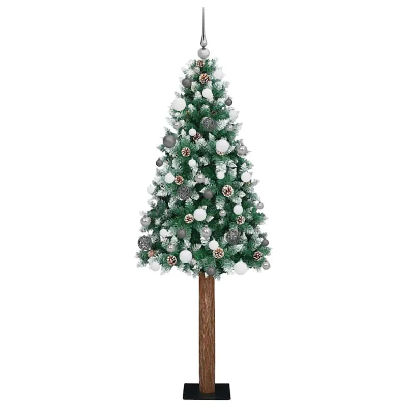 Lieknas Kalėdų eglutė Žalia 180 cm PVC ir kietasis pušų medis