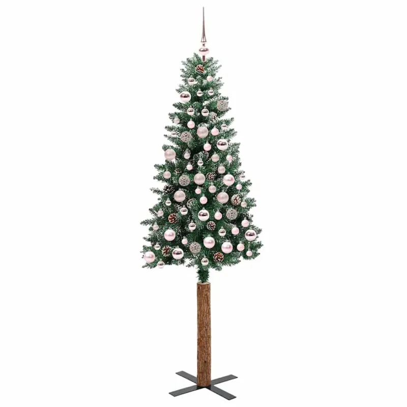 Lieknas Kalėdų eglutė Žalia 180 cm PVC ir kietasis pušų medis
