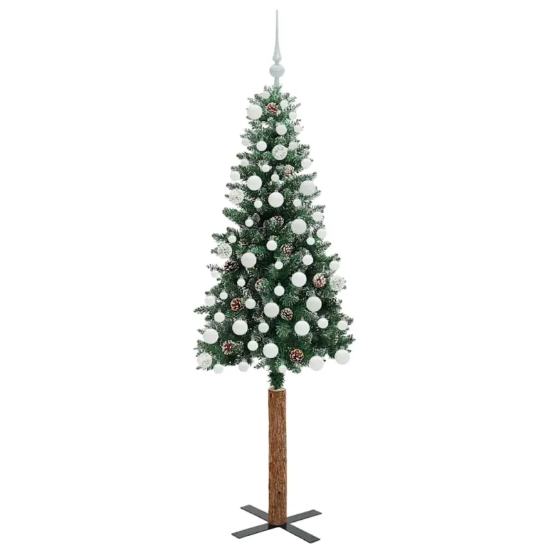 Lieknas Kalėdų eglutė Žalia 180 cm PVC ir kietasis pušų medis