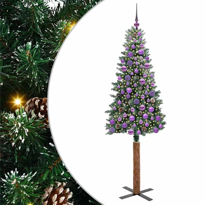 Lieknas Kalėdų eglutė Žalia 180 cm PVC ir kietasis pušų medis