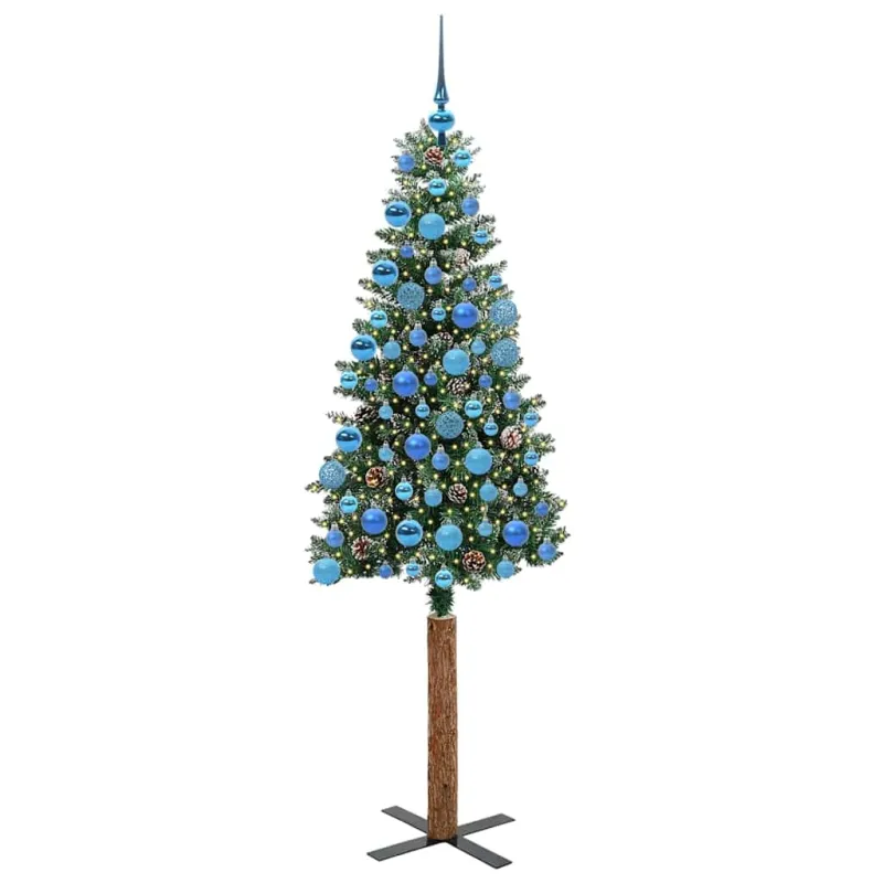 Lieknas Kalėdų eglutė Žalia 180 cm PVC ir kietasis pušų medis