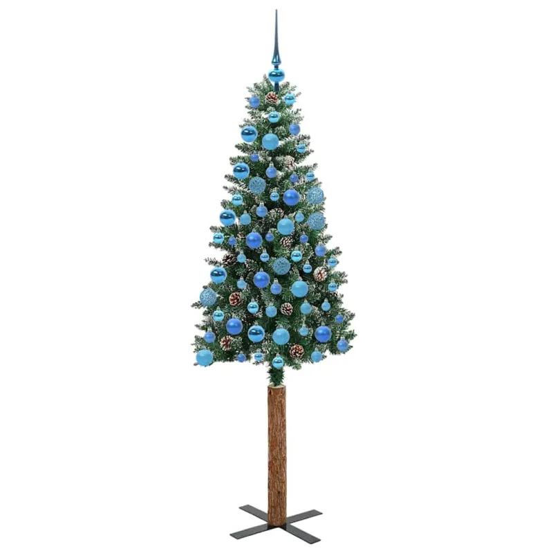 Lieknas Kalėdų eglutė Žalia 180 cm PVC ir kietasis pušų medis