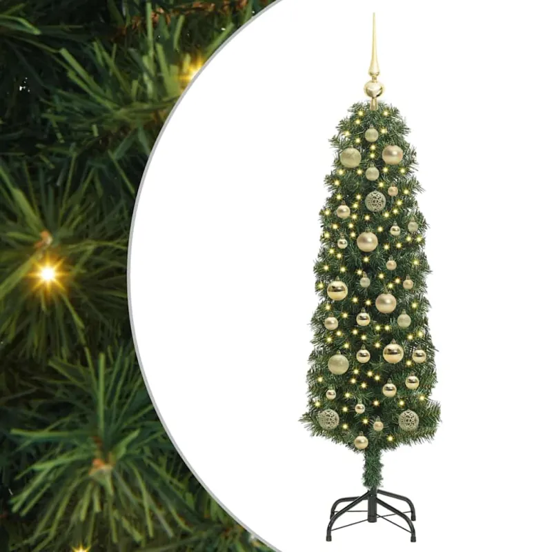 Dirbtinė Kalėdų eglutė Žalia 120 cm PVC, plienas ir plastikas