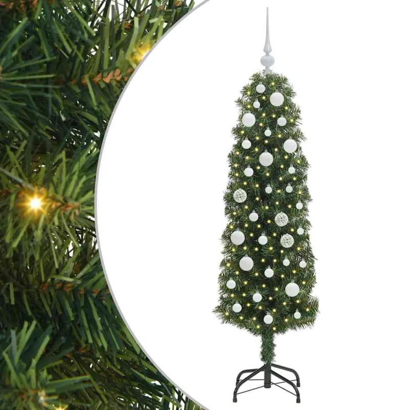 Dirbtinė Kalėdų eglutė Žalia 150 cm PVC, plienas ir plastikas