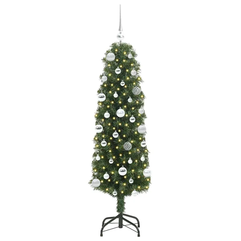 Dirbtinė Kalėdų eglutė Žalia 150 cm PVC, plienas ir plastikas