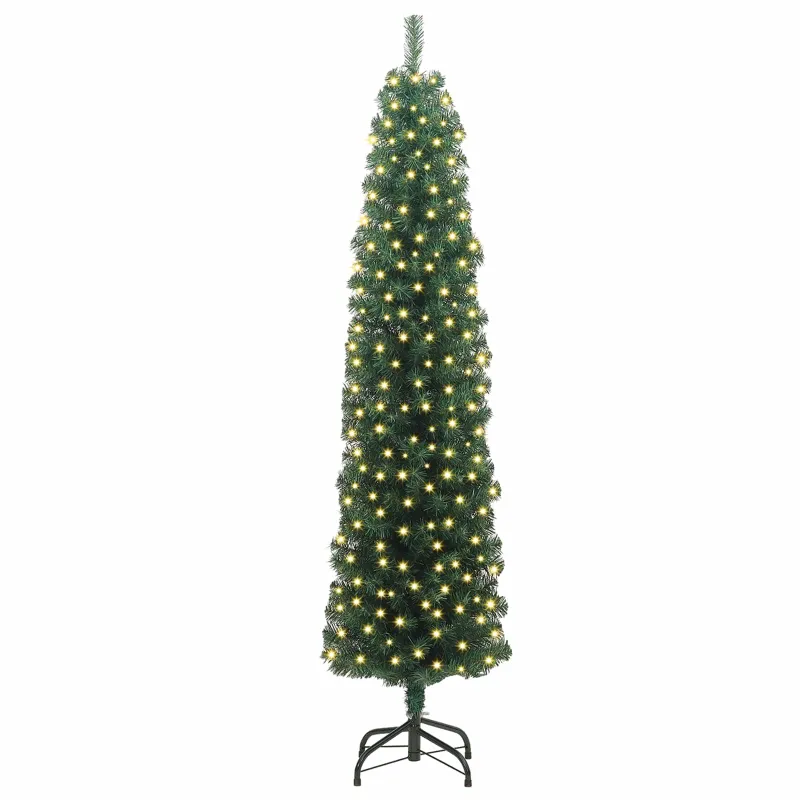 Dirbtinė Kalėdų eglutė Žalia 180 cm PVC, plienas ir plastikas