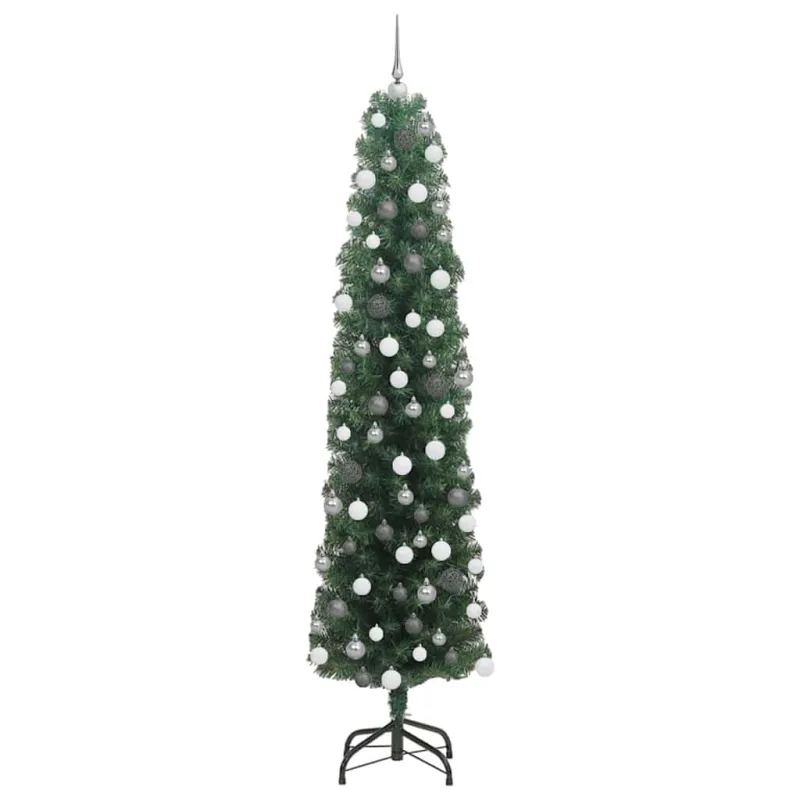 Dirbtinė Kalėdų eglutė Žalia 180 cm PVC, plienas ir plastikas