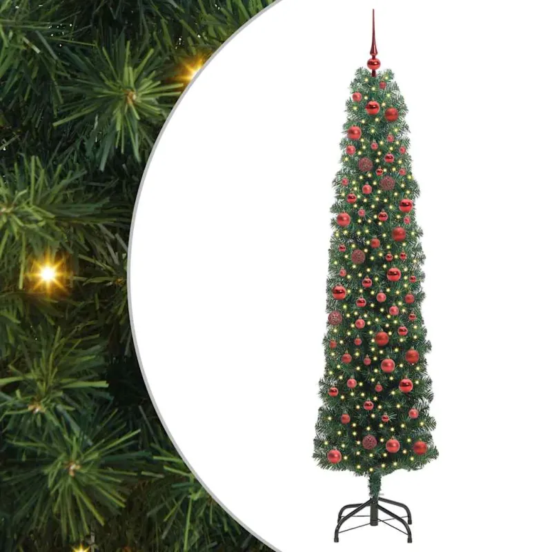 Dirbtinė Kalėdų eglutė Žalia 180 cm PVC, plienas ir plastikas