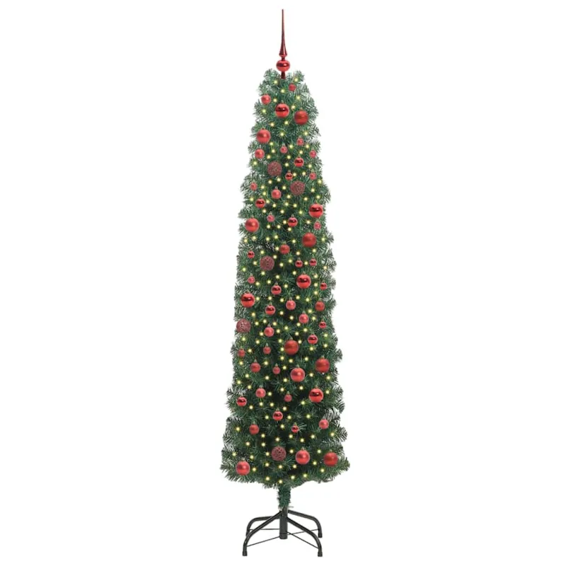 Dirbtinė Kalėdų eglutė Žalia 180 cm PVC, plienas ir plastikas