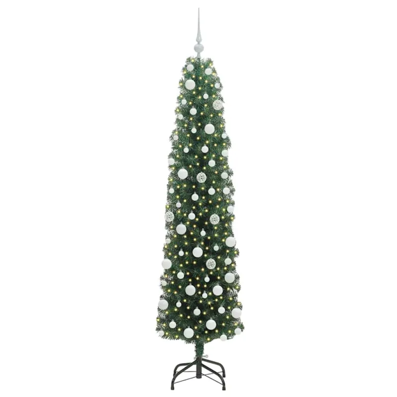 Dirbtinė Kalėdų eglutė Žalia 180 cm PVC, plienas ir plastikas