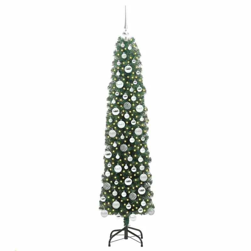Dirbtinė Kalėdų eglutė Žalia 180 cm PVC, plienas ir plastikas