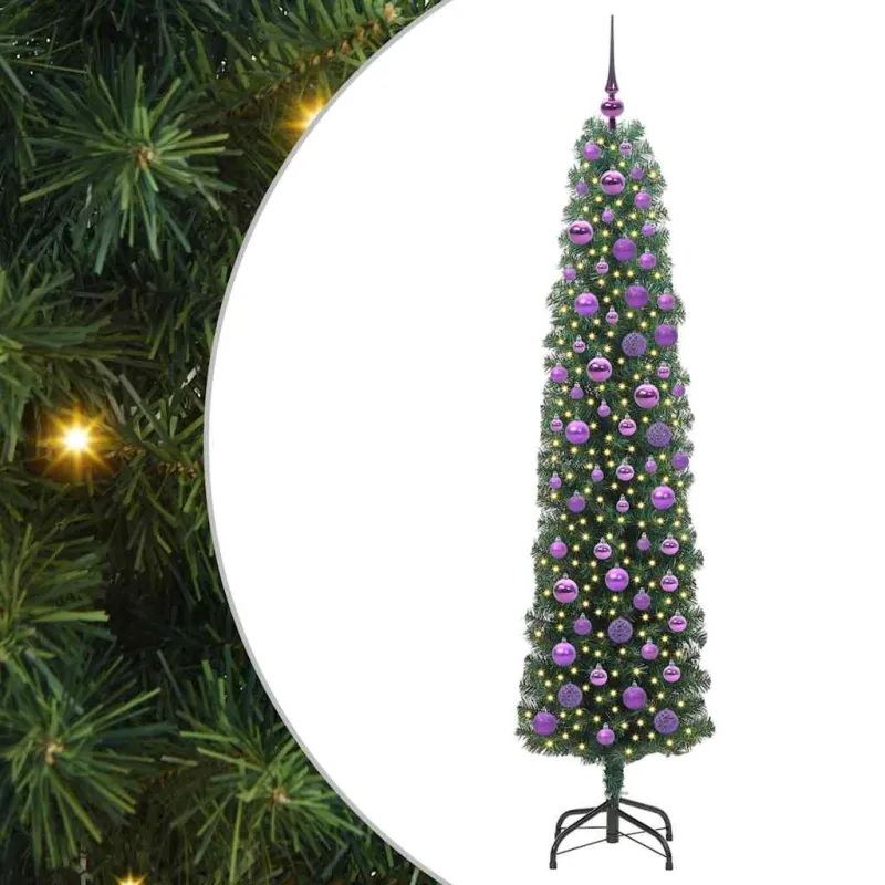 Dirbtinė Kalėdų eglutė Žalia 180 cm PVC, plienas ir plastikas