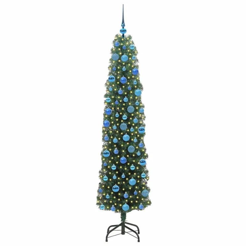 Dirbtinė Kalėdų eglutė Žalia 180 cm PVC, plienas ir plastikas