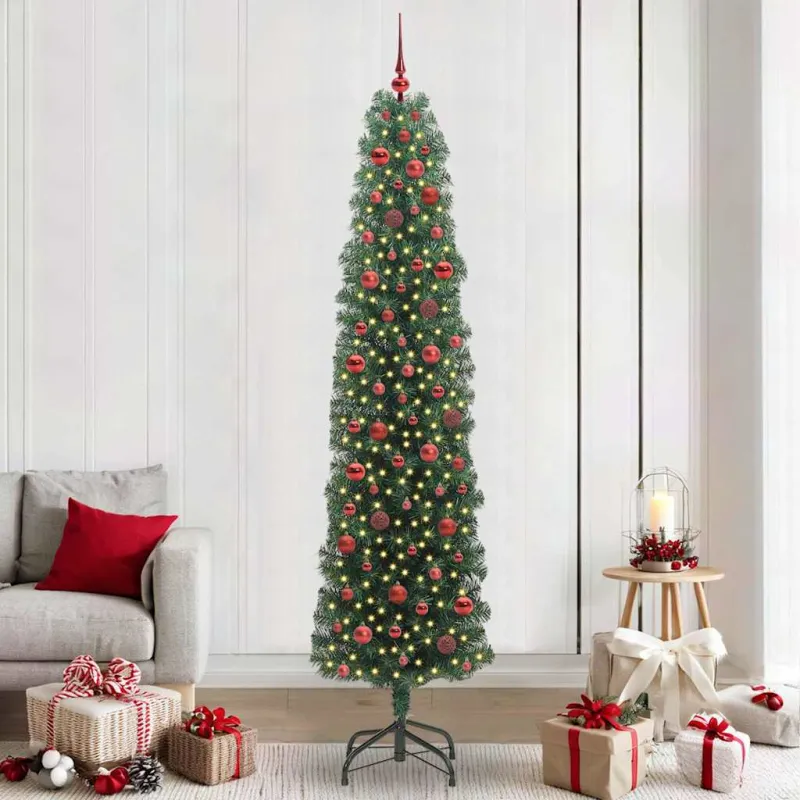 Dirbtinė Kalėdų eglutė Žalia 240 cm PVC, plienas ir plastikas