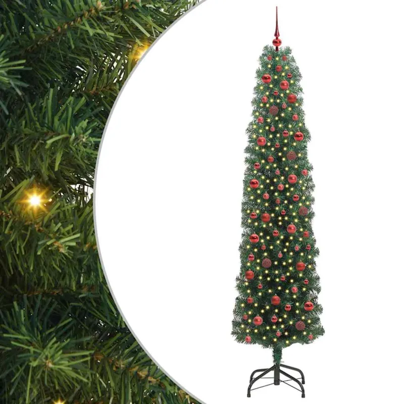 Dirbtinė Kalėdų eglutė Žalia 240 cm PVC, plienas ir plastikas