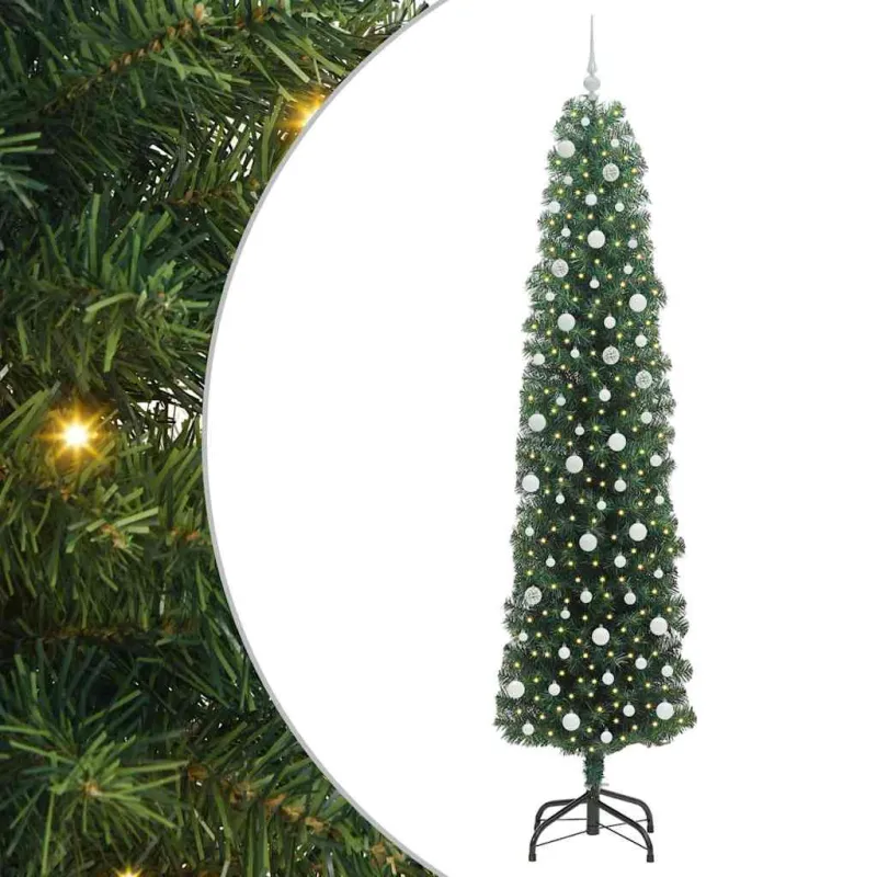 Dirbtinė Kalėdų eglutė Žalia 240 cm PVC, plienas ir plastikas