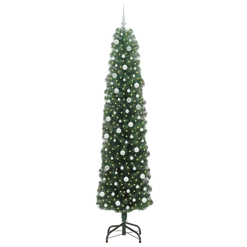 Dirbtinė Kalėdų eglutė Žalia 240 cm PVC, plienas ir plastikas