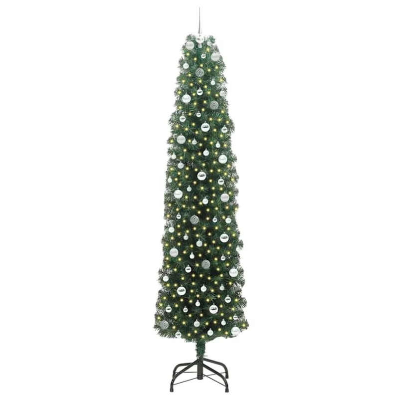Dirbtinė Kalėdų eglutė Žalia 240 cm PVC, plienas ir plastikas