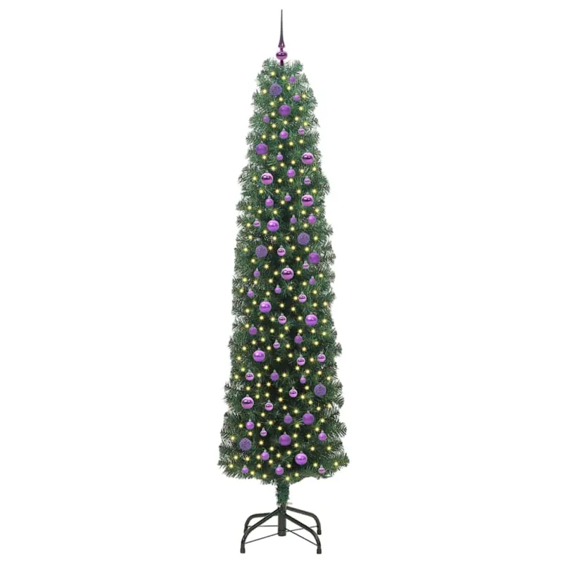 Dirbtinė Kalėdų eglutė Žalia 240 cm PVC, plienas ir plastikas