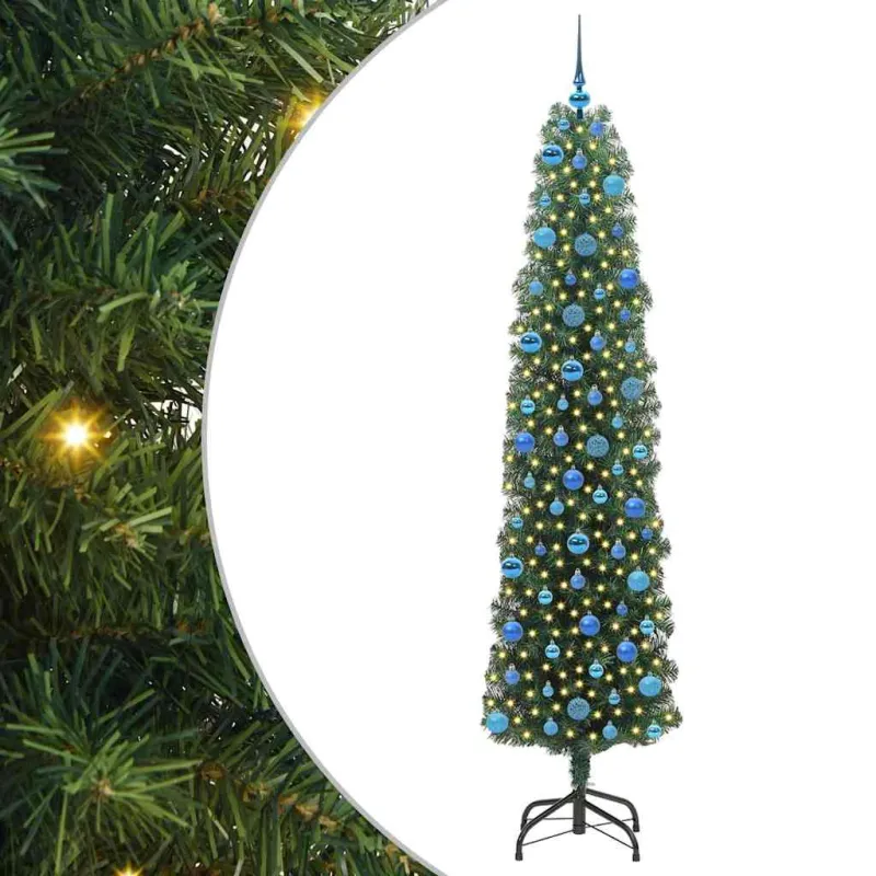 Dirbtinė Kalėdų eglutė Žalia 240 cm PVC, plienas ir plastikas
