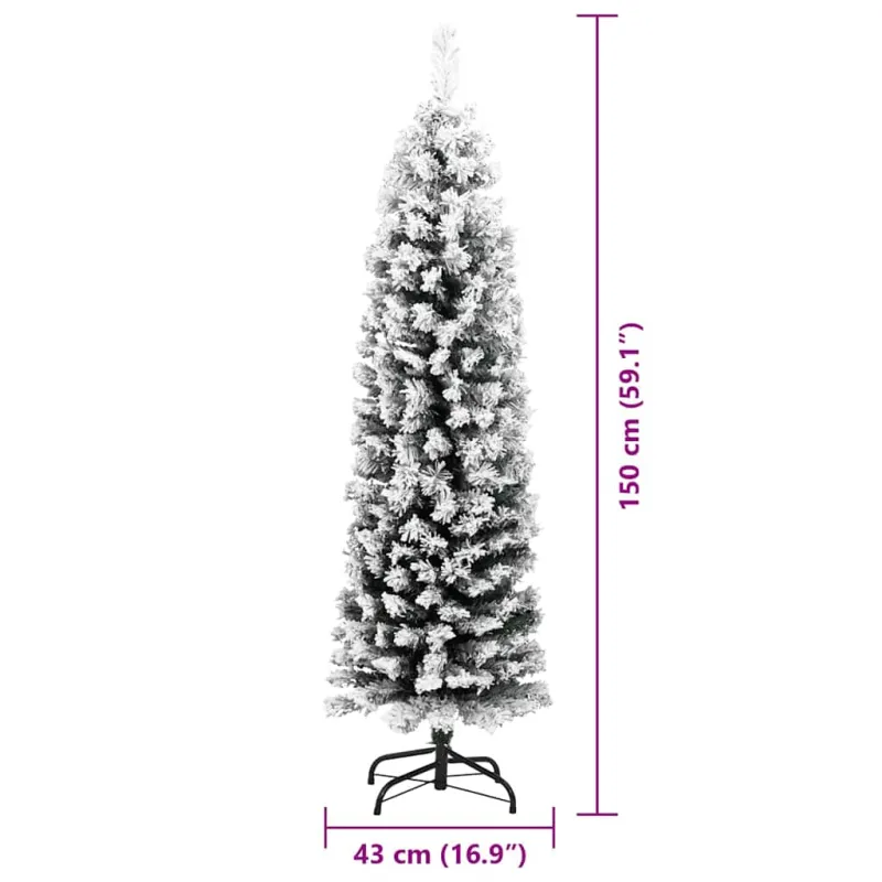 Dirbtinė Kalėdų eglutė Žalia 150 cm PVC, plienas ir plastikas