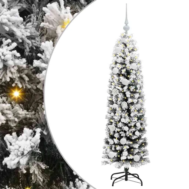 Dirbtinė Kalėdų eglutė Žalia 150 cm PVC, plienas ir plastikas