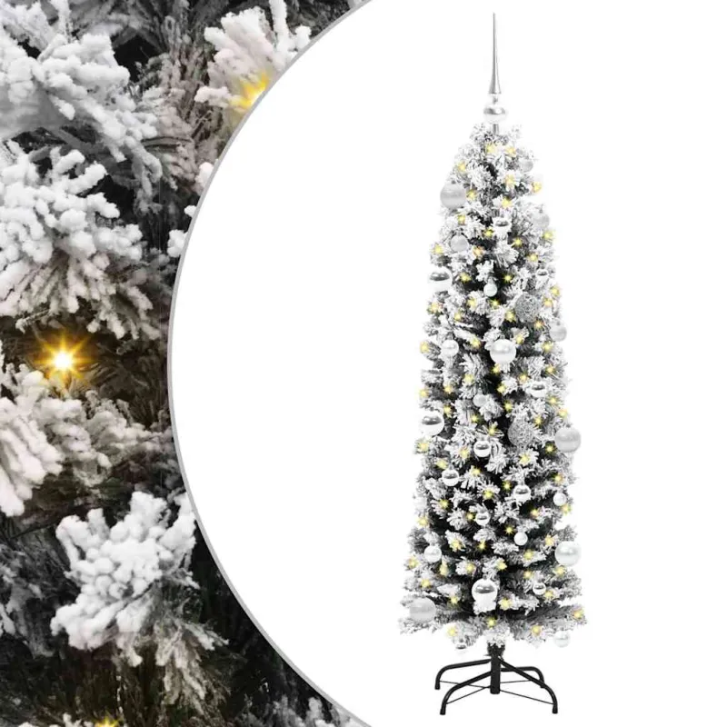 Dirbtinė Kalėdų eglutė Žalia 150 cm PVC, plienas ir plastikas