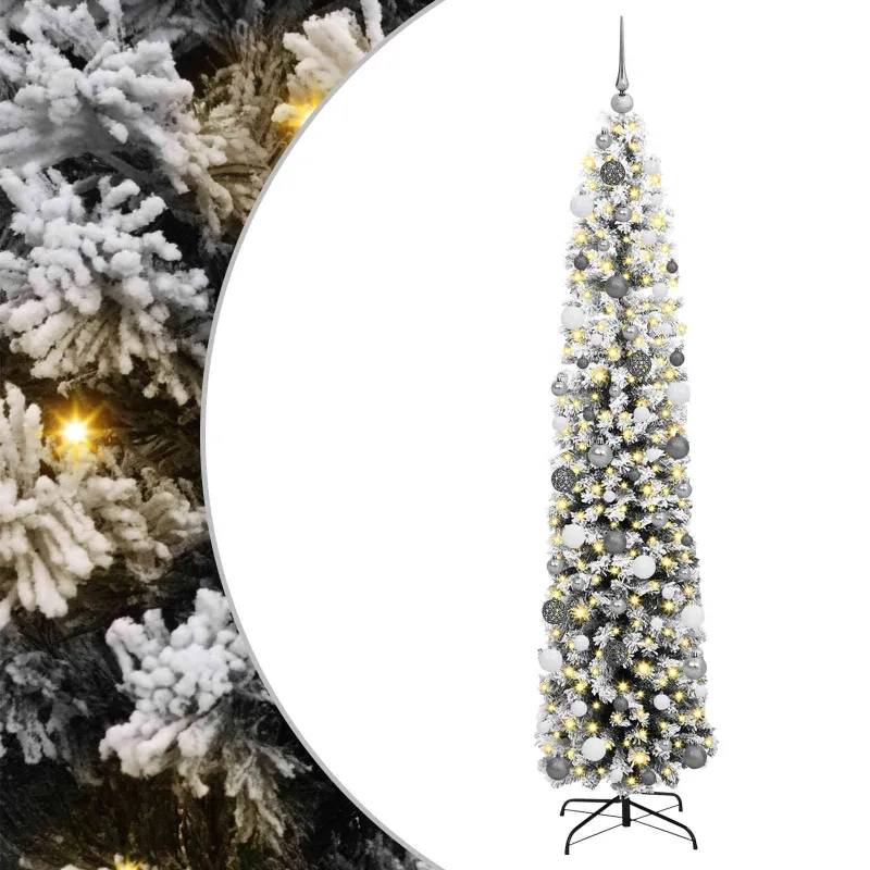 Dirbtinė Kalėdų eglutė Žalia 210 cm PVC, plienas ir plastikas