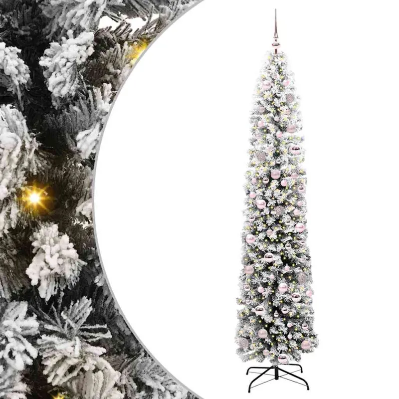 Dirbtinė Kalėdų eglutė Žalia 210 cm PVC, plienas ir plastikas