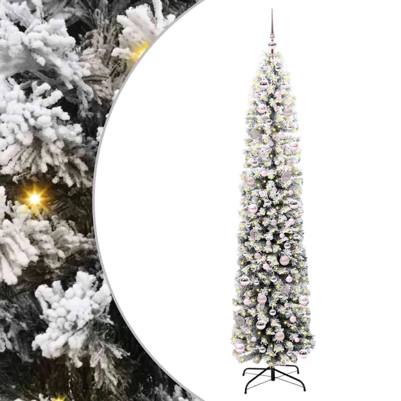 Dirbtinė Kalėdų eglutė Žalia 240 cm PVC, plienas ir plastikas